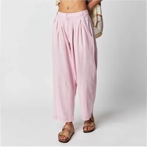 Free People Lotta Love Linen Trousers